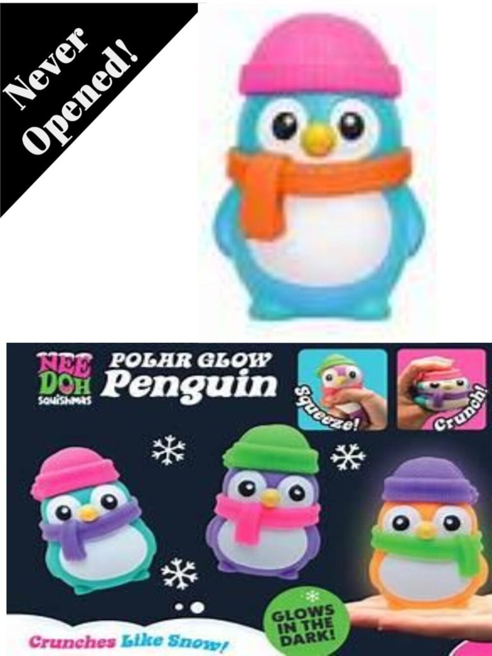 Nee Doh Squishmas Polar Penguin- Limited Edition